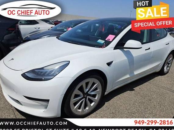 TESLA MODEL 3 2022 5YJ3E1EA8NF245434 image